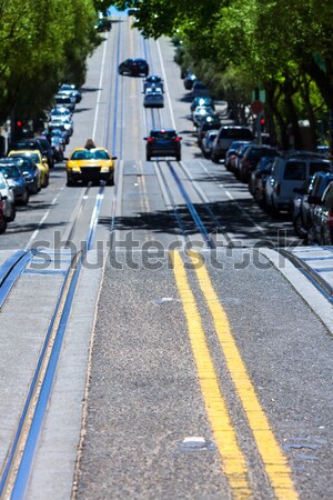 San Francisco Hyde Street Nob Hill in California Stock photo © lunamarina