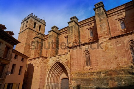 Medieval ciudad España pueblo pared calle Foto stock © lunamarina