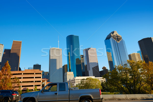 Stockfoto: Houston · centrum · skyline · Texas · stad · USA