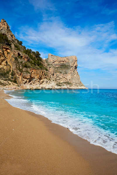 Cala del Moraig beach in Benitatxell of Alicante Stock photo © lunamarina