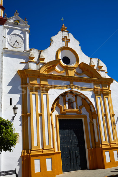 Castilblanco church by via de la Plata way Spain Stock photo © lunamarina