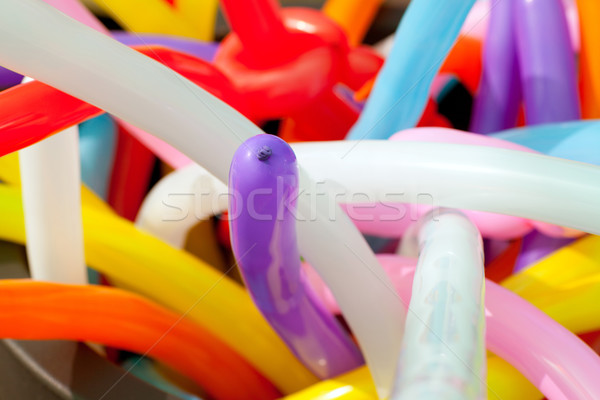 balloon twisting art children workshop Stock photo © lunamarina