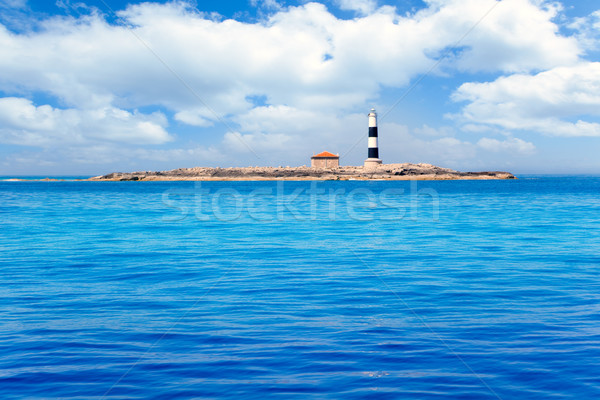 Stock photo: Formentera Freus faro en Pou lighthouse Porcs