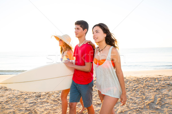 teen boy beach