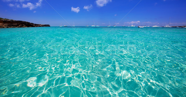 Formentera Cala Saona beach Balearic Islands Stock photo © lunamarina