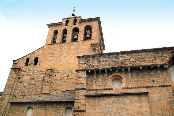 Jaca romanesque cathedral church Pyrenees spain Stock photo © lunamarina