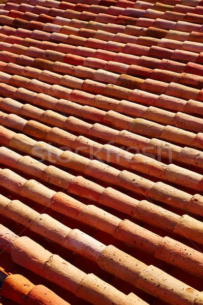 Arabic roof tiles in Teruel of Spain Stock photo © lunamarina