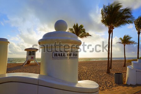 Fort lauderdale spiaggia sunrise Florida mattina USA Foto d'archivio © lunamarina