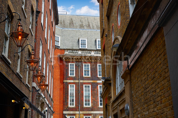 London brick facades near Trafalgar Square Stock photo © lunamarina