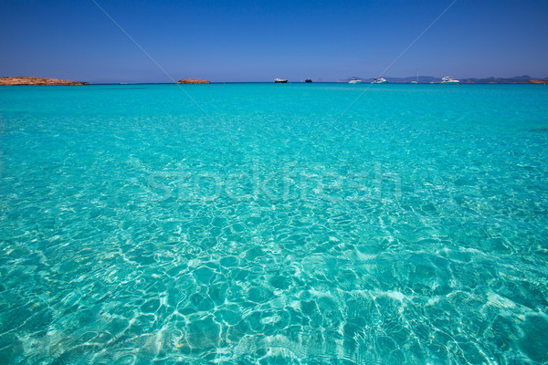 Illetes Illetas beach in Formentera Balearic Islands Stock photo © lunamarina