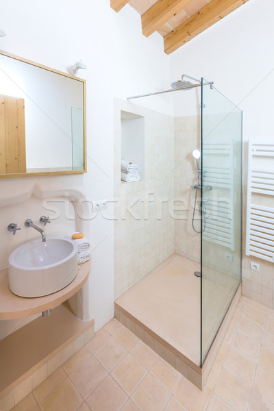 Huis middellandse zee stijl badkamer eilanden Stockfoto © lunamarina