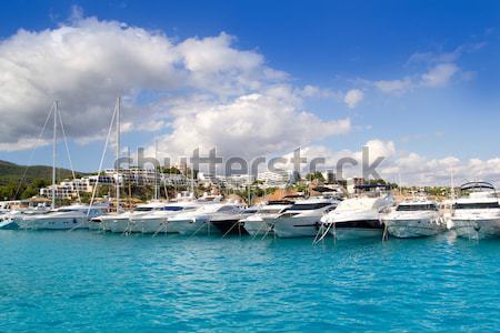 Calvia Puerto Portals Nous luxury yachts in Majorca Stock photo © lunamarina