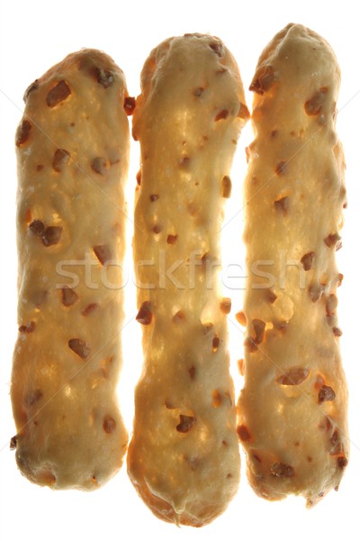 Bäckerei gesalzen Erdnuss Snacks weiß transparent Stock foto © lunamarina