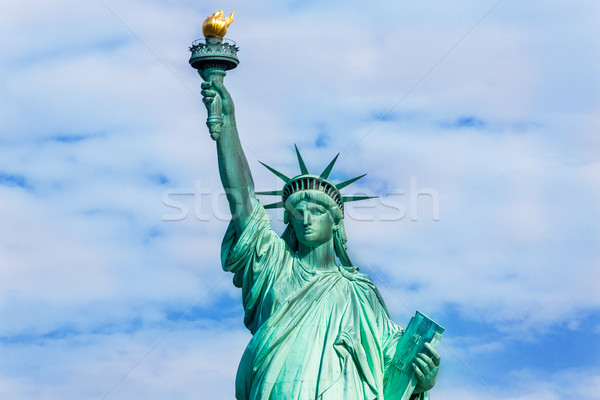 Statuie libertate New York american simbol SUA Imagine de stoc © lunamarina