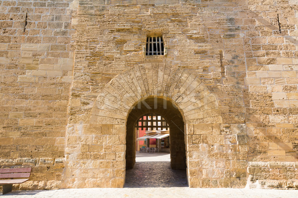 Alcudia Old Town Majorca Porta des Moll Mallorca Stock photo © lunamarina