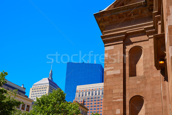 Boston Arlington Street Church in Massachusetts Stock photo © lunamarina