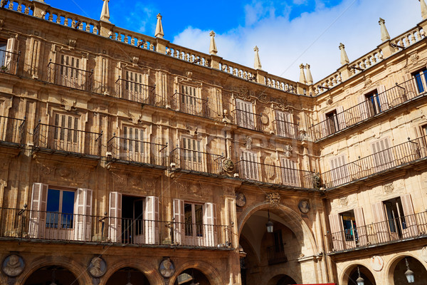 Salamanca Plaza Mayor in Spain Stock photo © lunamarina