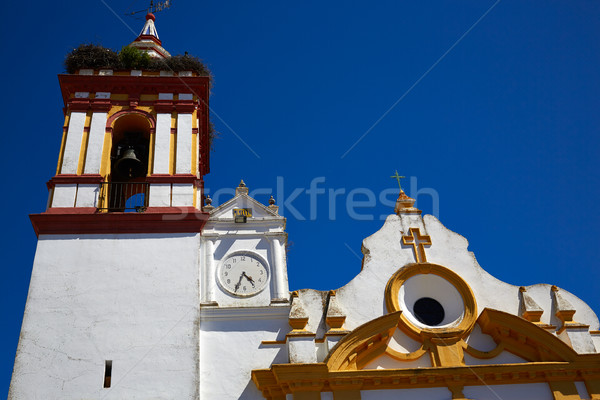 Castilblanco church by via de la Plata way Spain Stock photo © lunamarina