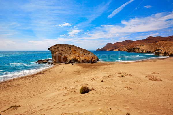 Almeria Playa del Monsul beach at Cabo de Gata Stock photo © lunamarina