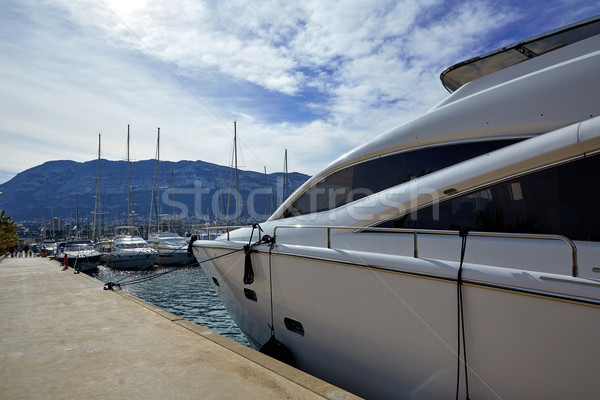Haven jachthaven middellandse zee Spanje zee strand Stockfoto © lunamarina