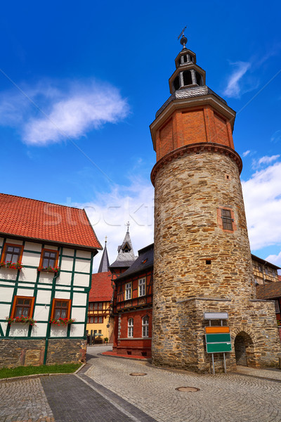 Saiger tower in Stolberg at Harz Germany Stock photo © lunamarina