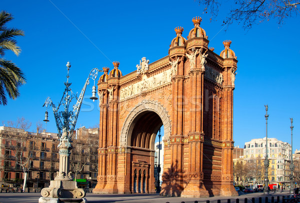 Arco del Triunfo Barcelona Triumph Arch Stock photo © lunamarina