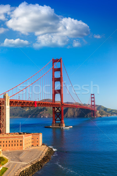 Golden Gate Bridge San Francisco from Presidio California Stock photo © lunamarina