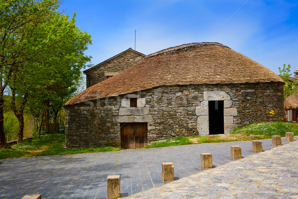 O Cebreiro by the way of Saint James in Galicia Stock photo © lunamarina