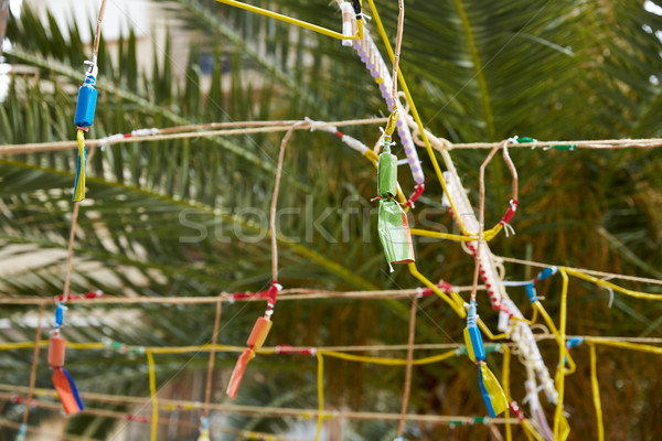 Foto stock: Fogos · de · artifício · popular · Valência · Espanha · fogo · diversão