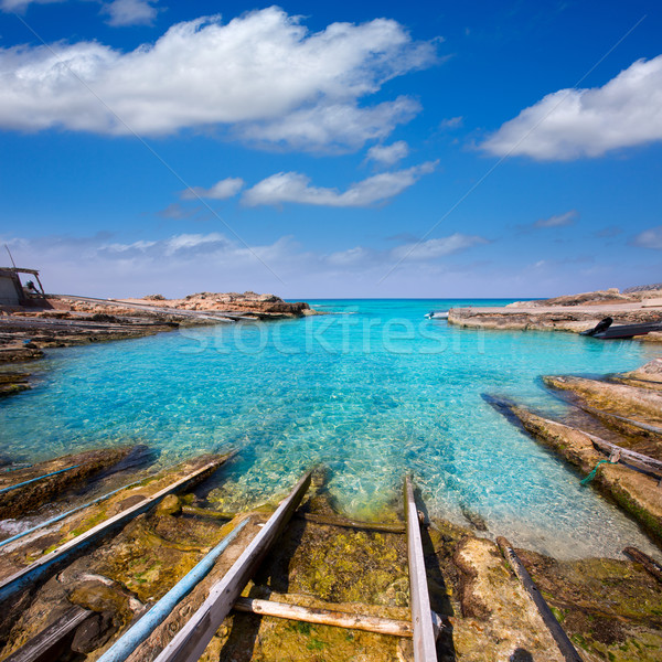 Formentera Escalo de San Agustin beach Stock photo © lunamarina