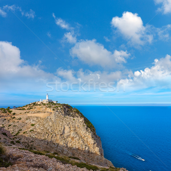 Stock photo: Majorca Formentor Cape Lighthouse in Mallorca