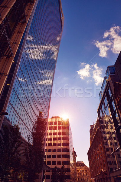 London financial district street Square Mile UK Stock photo © lunamarina