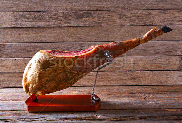 Iberian ham pata negra from Spain Stock photo © lunamarina