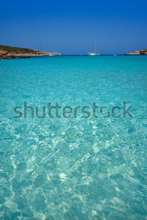 Playa turquesa paraíso tropicales mediterráneo cielo Foto stock © lunamarina