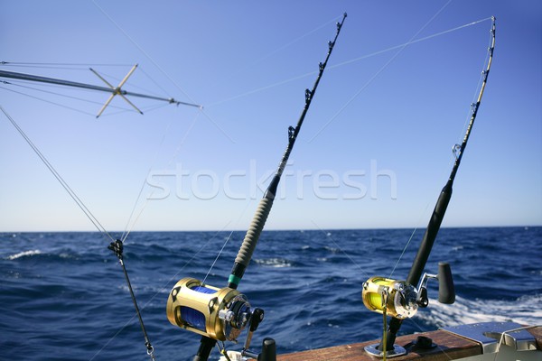 Horgász csónak nagy játék halászat sósvízi Stock fotó © lunamarina