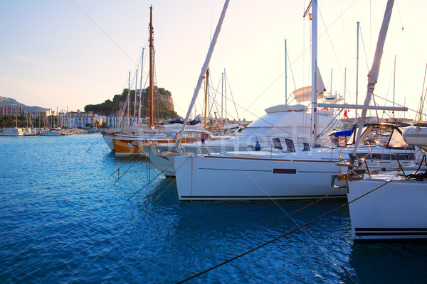 Jachthaven boten Valencia Spanje strand landschap Stockfoto © lunamarina