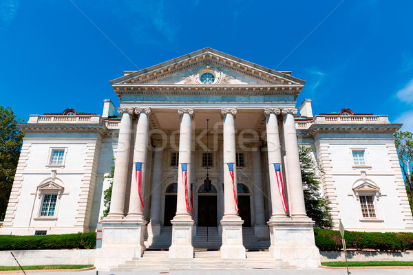 Kontynentalny sali Washington DC budynku USA miasta Zdjęcia stock © lunamarina