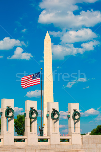 World War II Memorial in washington DC USA Stock photo © lunamarina