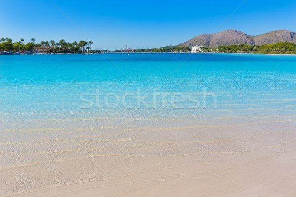 Platja de Alcudia beach in Mallorca Majorca Stock photo © lunamarina