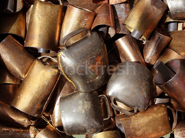 cowbell bell pattern texture in market shop Stock photo © lunamarina
