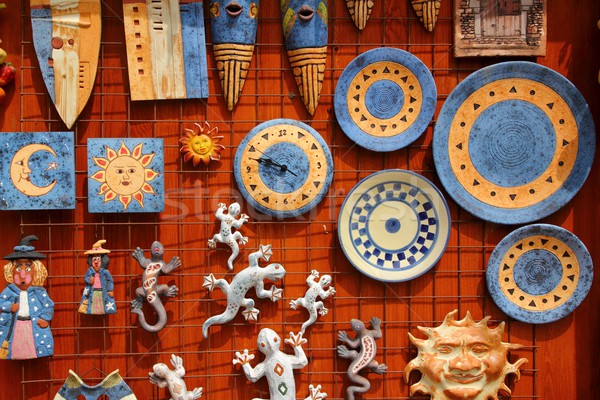 Santa Cruz Seros handcraft ceramics souvenir Stock photo © lunamarina