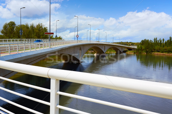 Zamora Poetas bridge over Duero river Spain Stock photo © lunamarina