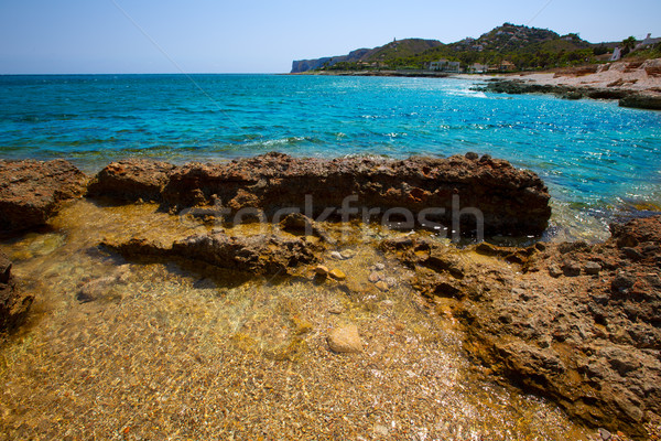 Plage Espagne eau soleil nature paysage [[stock_photo]] © lunamarina