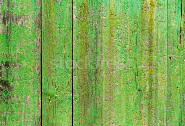 Alcudia Old Town aged green door wood texture Stock photo © lunamarina