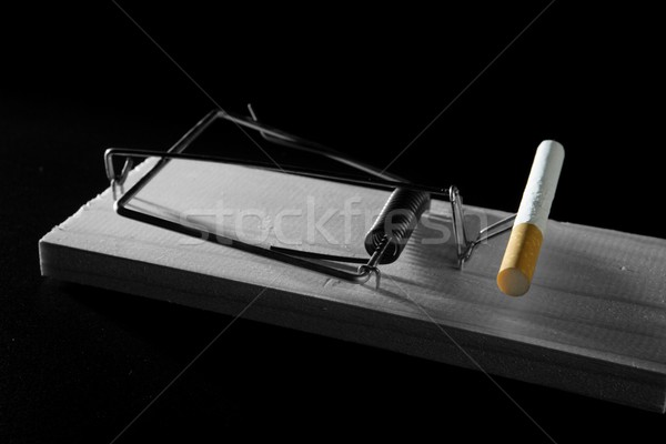 cigarette adicction as a  mouse trap Stock photo © lunamarina