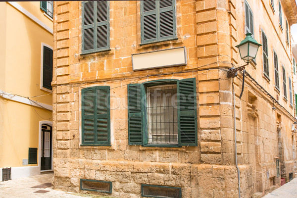 Ciutadella Menorca historic downtown in Ciudadela Stock photo © lunamarina