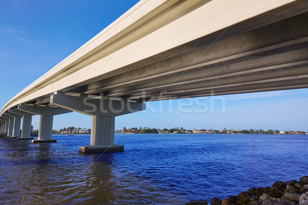 Nápoles Flórida ilha ponte ver EUA Foto stock © lunamarina