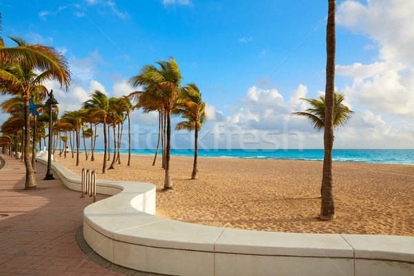 Fort lauderdale spiaggia sunrise Florida mattina USA Foto d'archivio © lunamarina