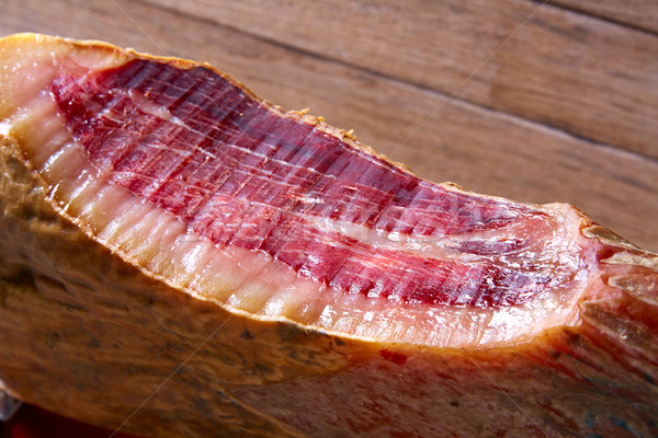 Iberian ham pata negra from Spain Stock photo © lunamarina