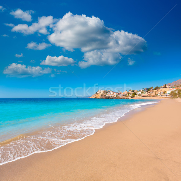 Bolnuevo beach in Mazarron Murcia at Spain Stock photo © lunamarina
